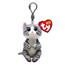 Ty Beanie bellies Mitzi grey tabby cat clip