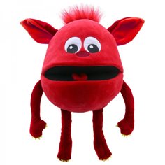 The Puppet Company Handdocka rött monster