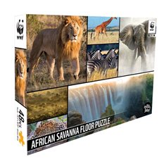 WWF golvpussel 48 bitar - Afrika