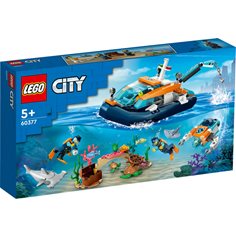 LEGO® City - utforskare och dykarbåt
