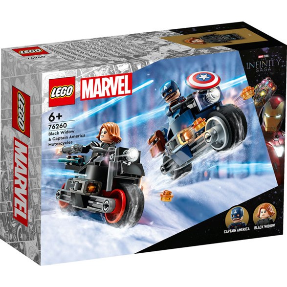 LEGO® Super Heroes - Black Widows & Captain Americas motorcyklar