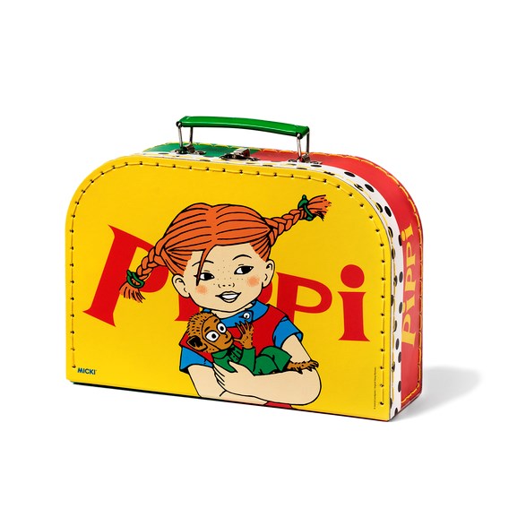 Pippi Långstrump Pippi resväska, 25 cm, gul