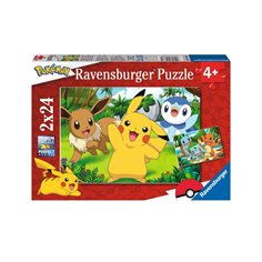 Ravensburger Pussel 2 x 24 bitar, Pokémon