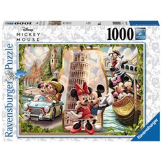 Ravensburger Pussel 1000 bitar, Disney Vacation Mickey & Minni