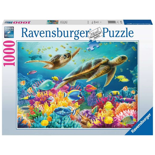 Ravensburger Pussel 1000 bitar, Blue underwater world