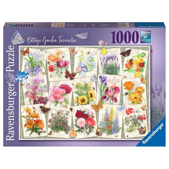 Ravensburger Pussel 1000 bitar, Garden flowers