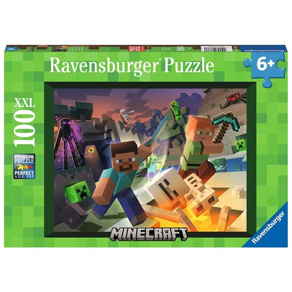 Ravensburger Pussel 100 bitar, Minecraft