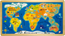 Small foot Rampussel världskarta