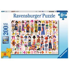 Ravensburger Pussel 200 bitar, flowers and friends