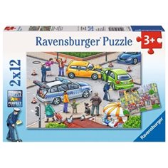 Ravensburger Pussel 2x12 bitar, blue lights on the way