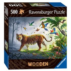 Ravensburger Pussel 500 bitar, wooden tiger
