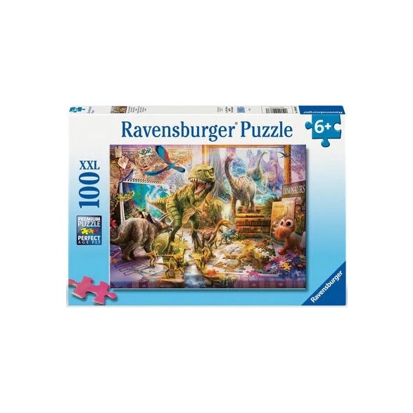 Ravensburger Pussel 100 bitar, dino toys come to life