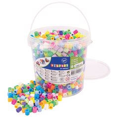 Playbox Pärlplattepärlor i burk XL pastell och neon