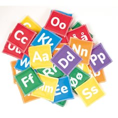Playbox Ärtpåsar med bokstäver