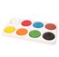 Playbox Färgpuckar i palett, Ø 55-57 mm 8 färger