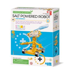 4M Green science, salt powered robot