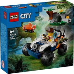 LEGO® City - Djungeluppdrag med fyrhjuling och röd panda