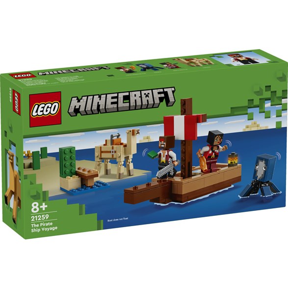 LEGO® Minecraft - piratskeppsresan
