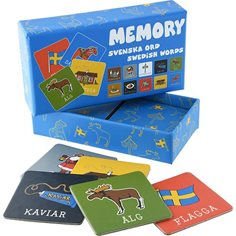 Nordic souvenir Memoryspel svenska ord