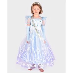 Den goda fen Dress princess blue Frozen, 104-110