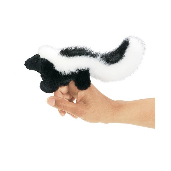 Folkmanis Fingerdocka skunk