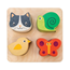 Tender Leaf Puzzle 4 pcs - Touch Sensory Trays