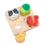 Tender Leaf Puzzle 4 pcs - Touch Sensory Trays