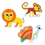 Djeco Puzzle duo, articulo animals