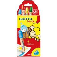 Giotto Be-Bé large pencils, 6-P