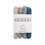 Kknekki 4-p, offwhite/blå/aqua/aqua-offwhite glitter