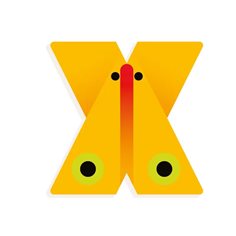 Djeco Graphic letters - X