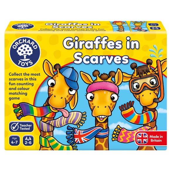 Orchard Toys Giraffes in scarves