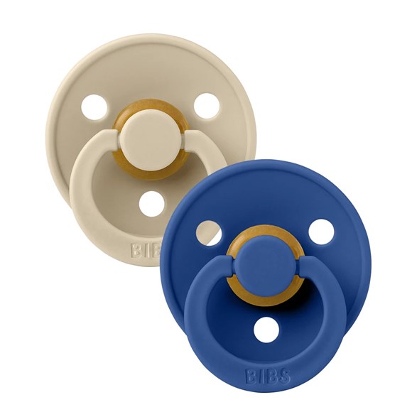 Bibs 2-pack nappar vanilla & cornflower, size 2