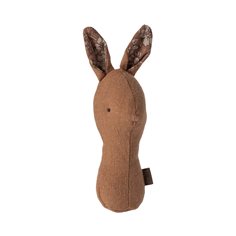 Maileg Lullaby friends bunny rattle, chocolate