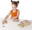 Melissa & Doug Djur - Färgkodade minipussel (4 st)
