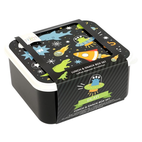 A little lovely company Lunch & snack box set 4 delar, galaxy