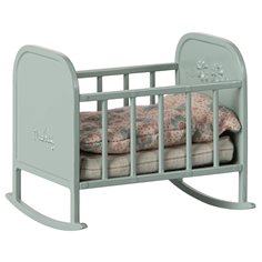Maileg Cradle MY, blue mint