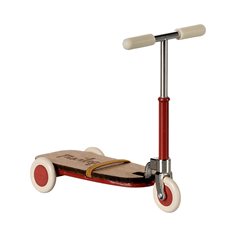 Maileg Kick board mouse, red