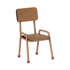 Maileg Chair mouse, dark powder