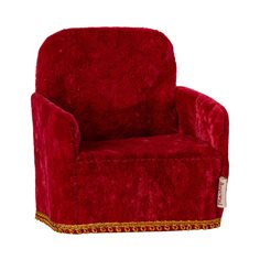 Maileg Folding chair mouse, red