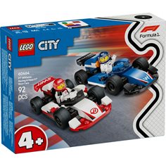 LEGO® City - F1 Williams Racing & Haas F1 racerbilar