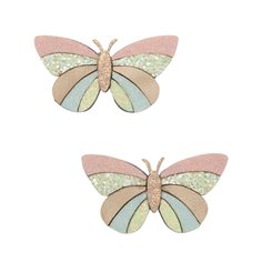 Mimi & Lula 2 clic clacs - Stripe butterfly spring magic