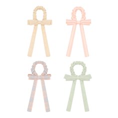 Mimi & Lula 4 scrunchies - summer stripes bow dreamland