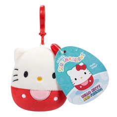 Squishmallows Clip on Hello Kitty, 9 cm