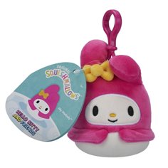 Squishmallows Clip on My Melody, 9 cm