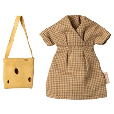 Maileg Dress and bag, mum