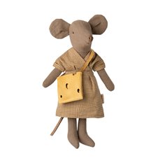 Maileg Mum mouse, light brown