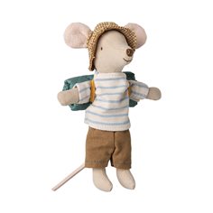 Maileg Hiker mouse, big brother stripes