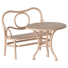 Maileg Café set mouse, pale pink