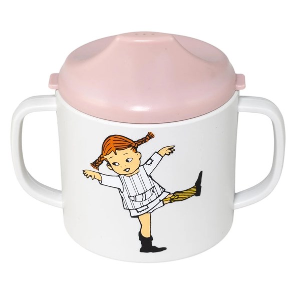 Rätt start Pippi cirkus, pipmugg rosa